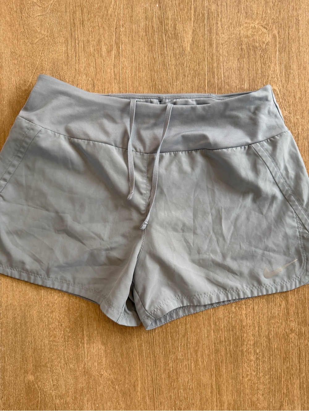 Nike Gray Dri-FIT Athletic Running Shorts Women’s